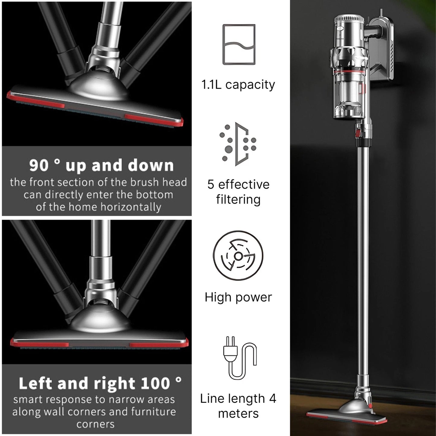 Sokany 16V Handheld Stick Vacuum – Lightweight Power Suction