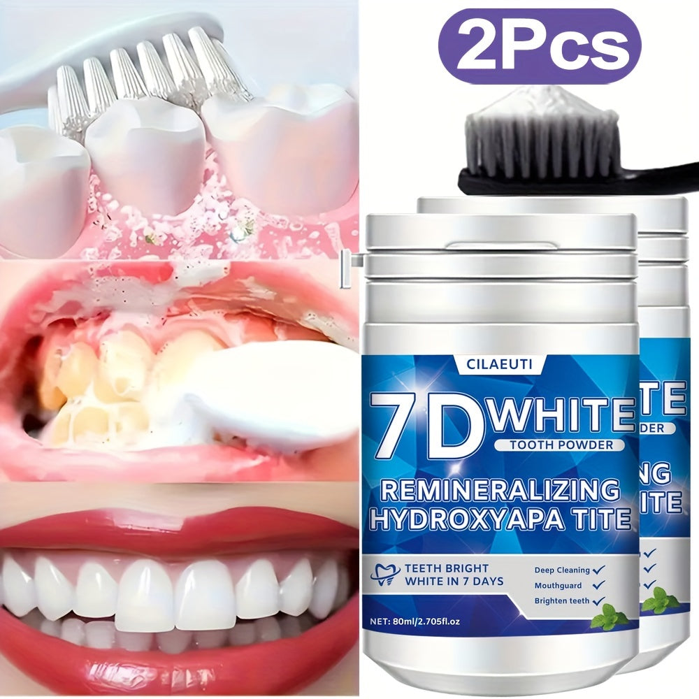 7D WHITE Tooth Powder – Natural Teeth Whitening & Breath Freshener | 50g