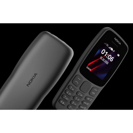 Nokia 106 (2023) – Durable Keypad Phone with Dual SIM, Long Battery Life & FM Radio