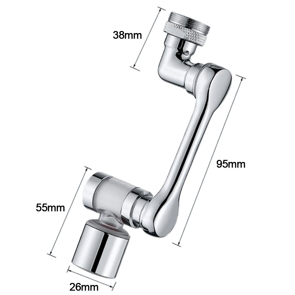 1080° Rotating Anti-Splash Faucet Nozzle – Water-Saving Tap Extender