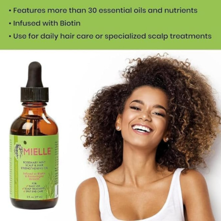 Mielle Rosemary Mint Oil – Strengthen Hair & Nourish Scalp Naturally