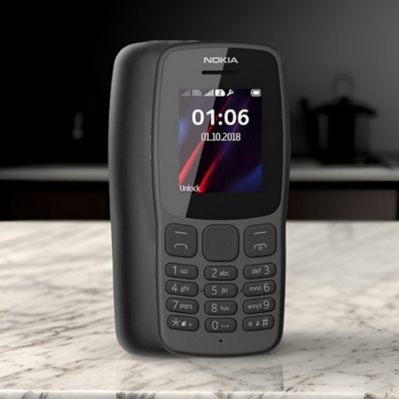 Nokia 106 (2023) – Durable Keypad Phone with Dual SIM, Long Battery Life & FM Radio