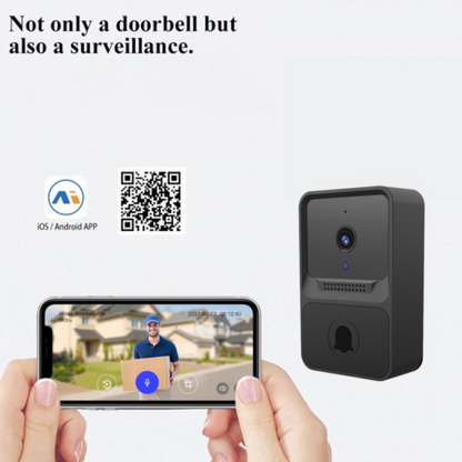 Wireless Doorbell with WiFi HD Camera – Night Vision