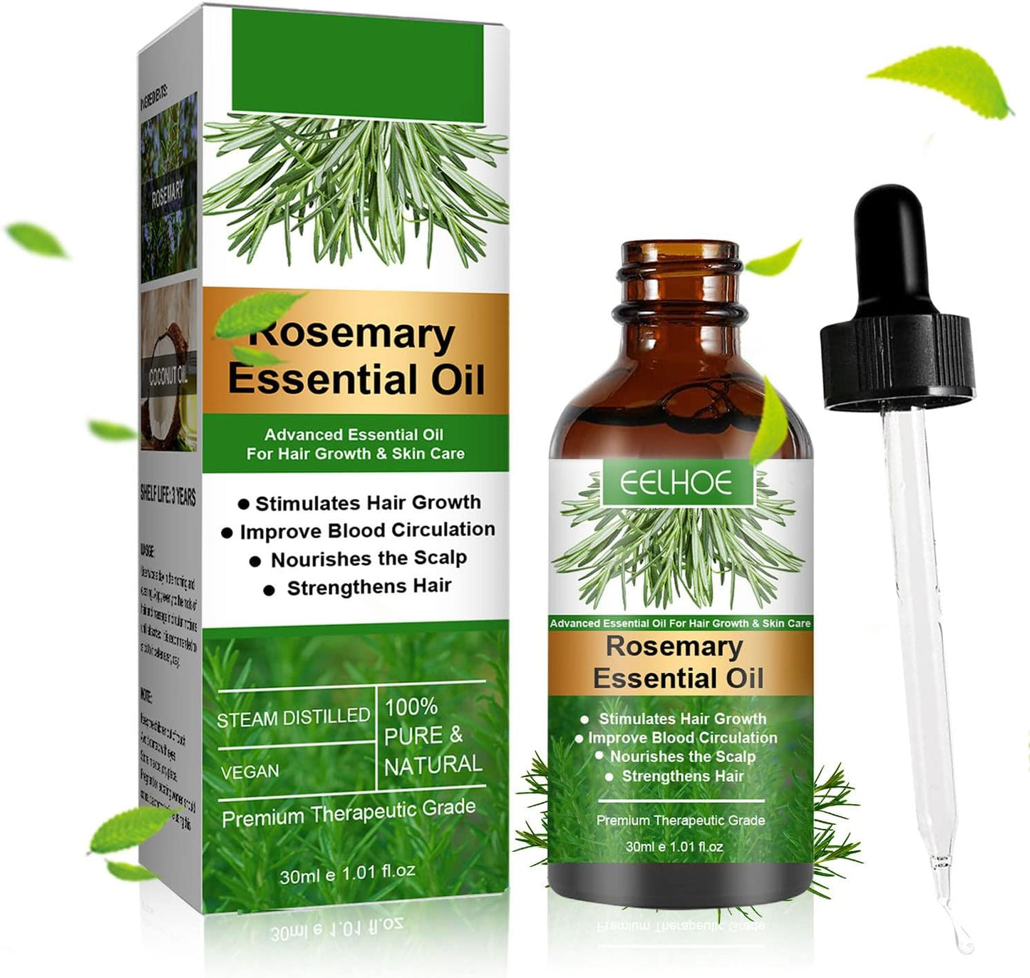 Rosemary Hair Growth Oil – Anti Hair Loss & Scalp Nourishing Solution