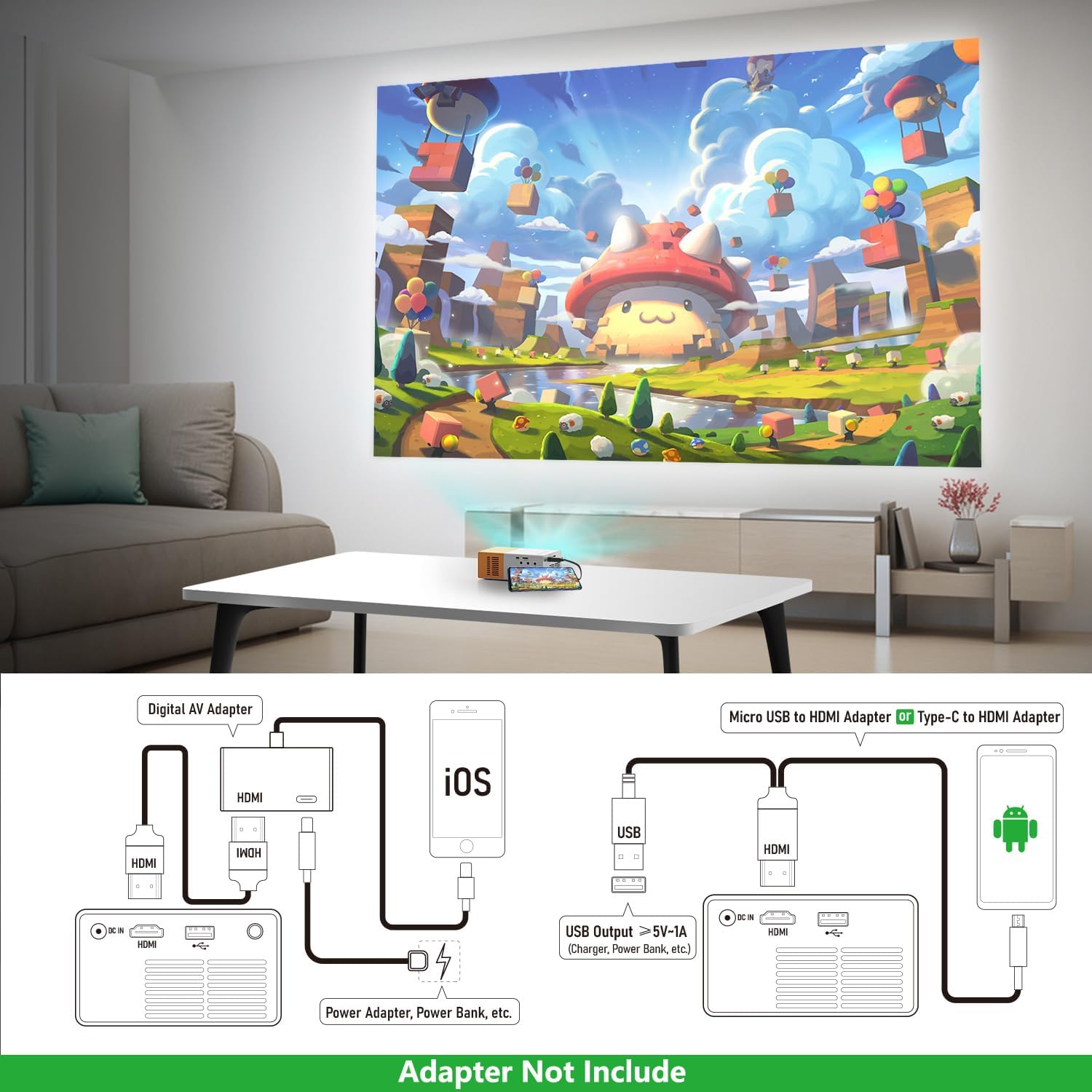 Portable Mini Projector