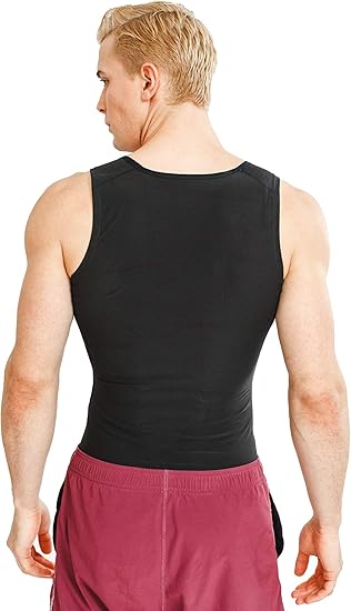Sweat Shaper Men’s Slimming Sauna Tank Top – Workout Compression Vest
