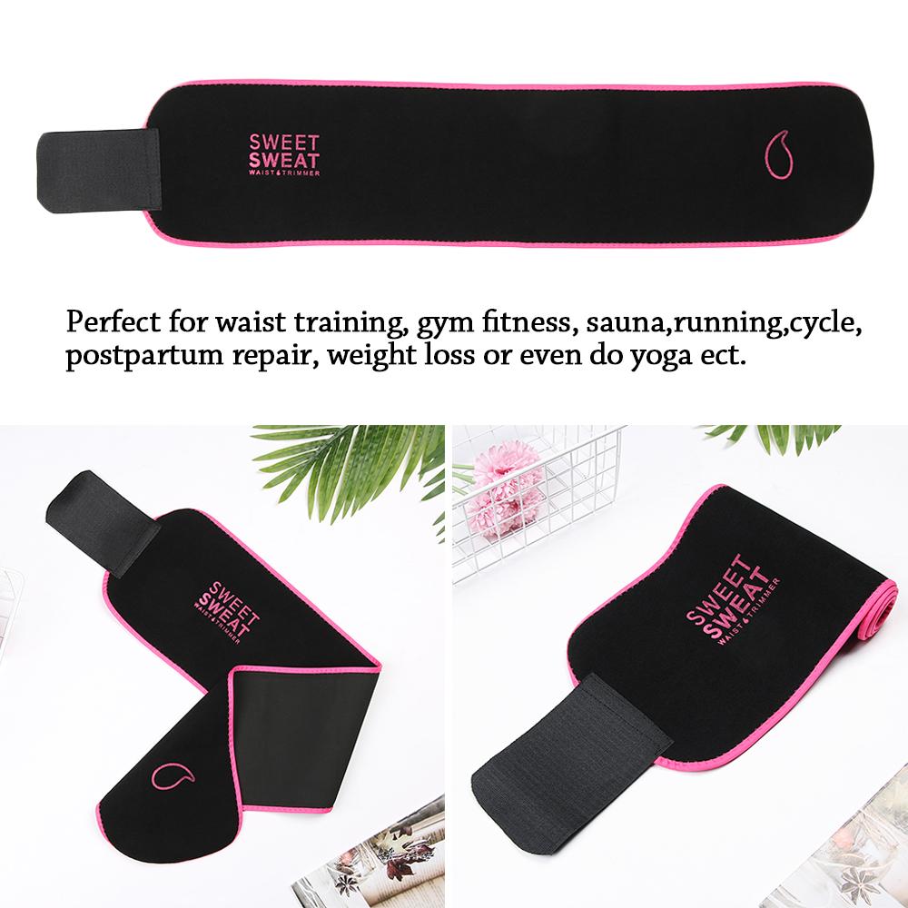 Pink Sweet Women Slimming Waist Belt – Tummy Cincher &amp; Sweat Trainer