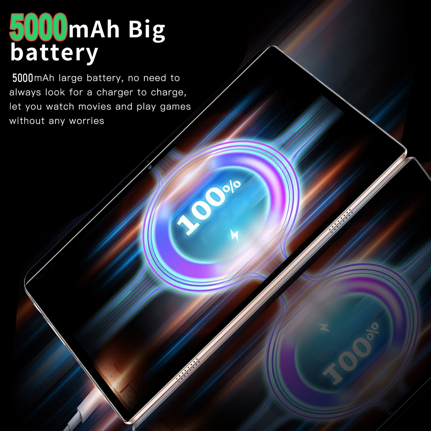 New 10.1-Inch Tablet PC – 4GB RAM, 64GB ROM, Dual Cameras, Android 11, 5000mAh Battery