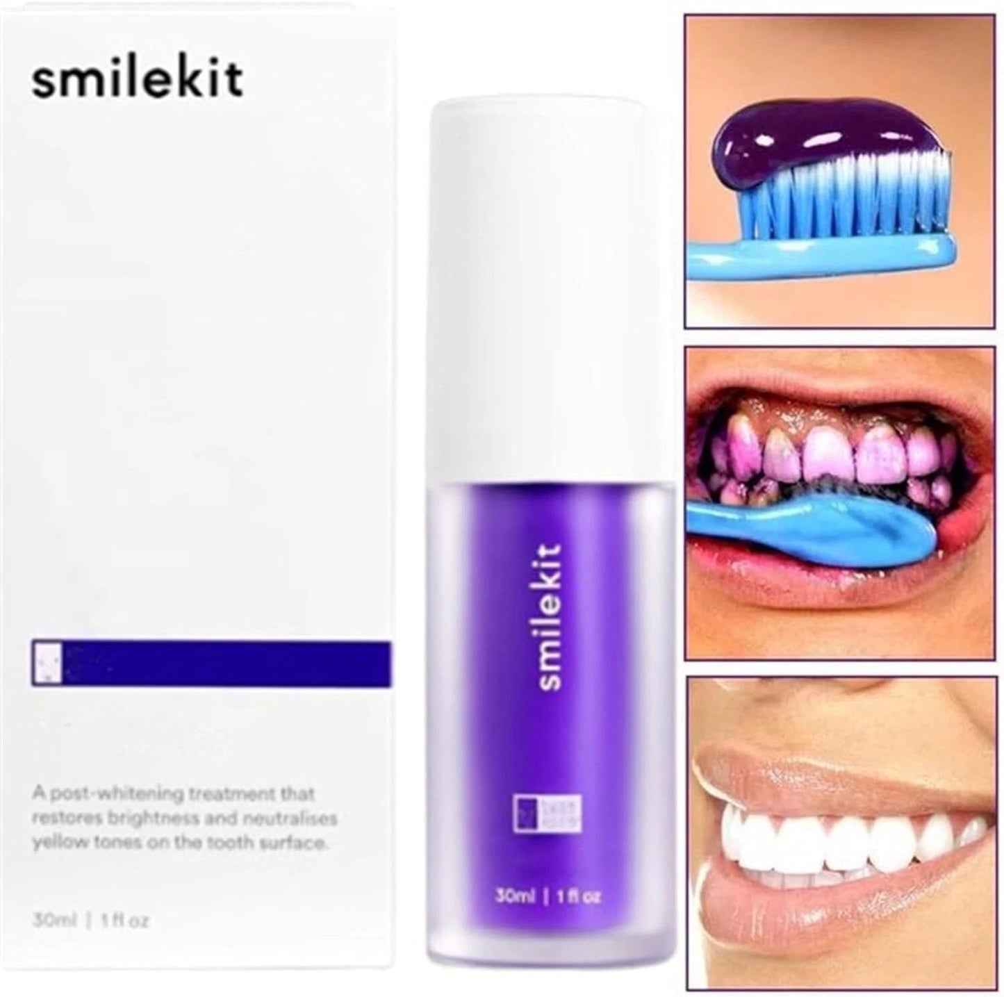 Hismile V34 Colour Corrector – Purple Teeth Whitening Tooth Stain Remover
