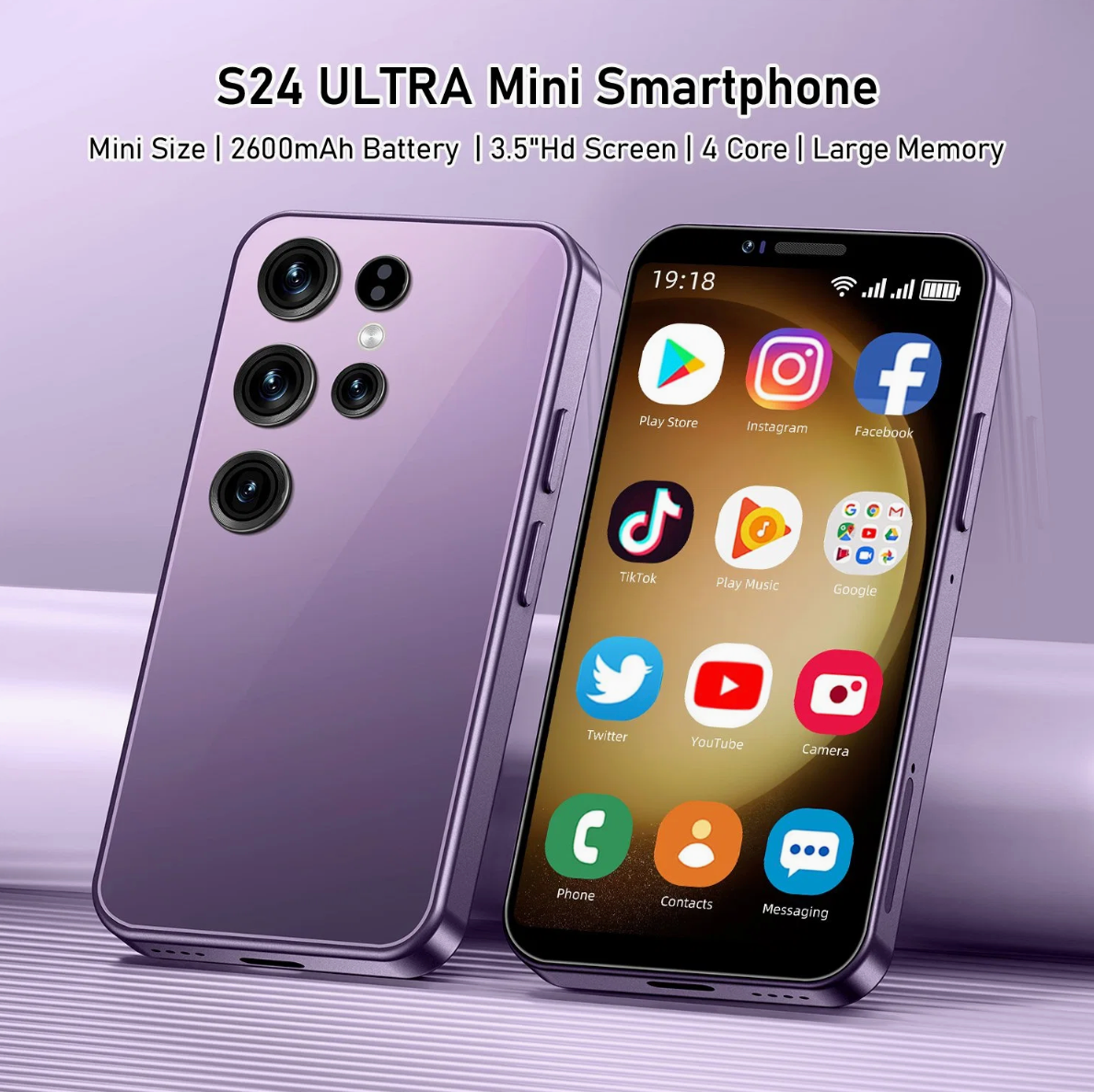 New Design Mini S24 Ultra Smartphone