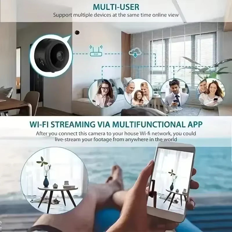 Mini Camera Wifi HD1080P Wireless