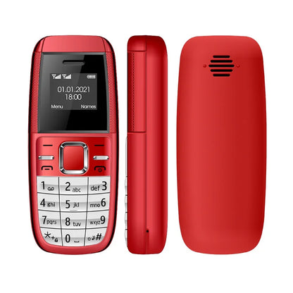 Super Mini 2G GSM Quad Band Cell Phone – Dual SIM, Button Keypad, Pocket-Sized for Elderly