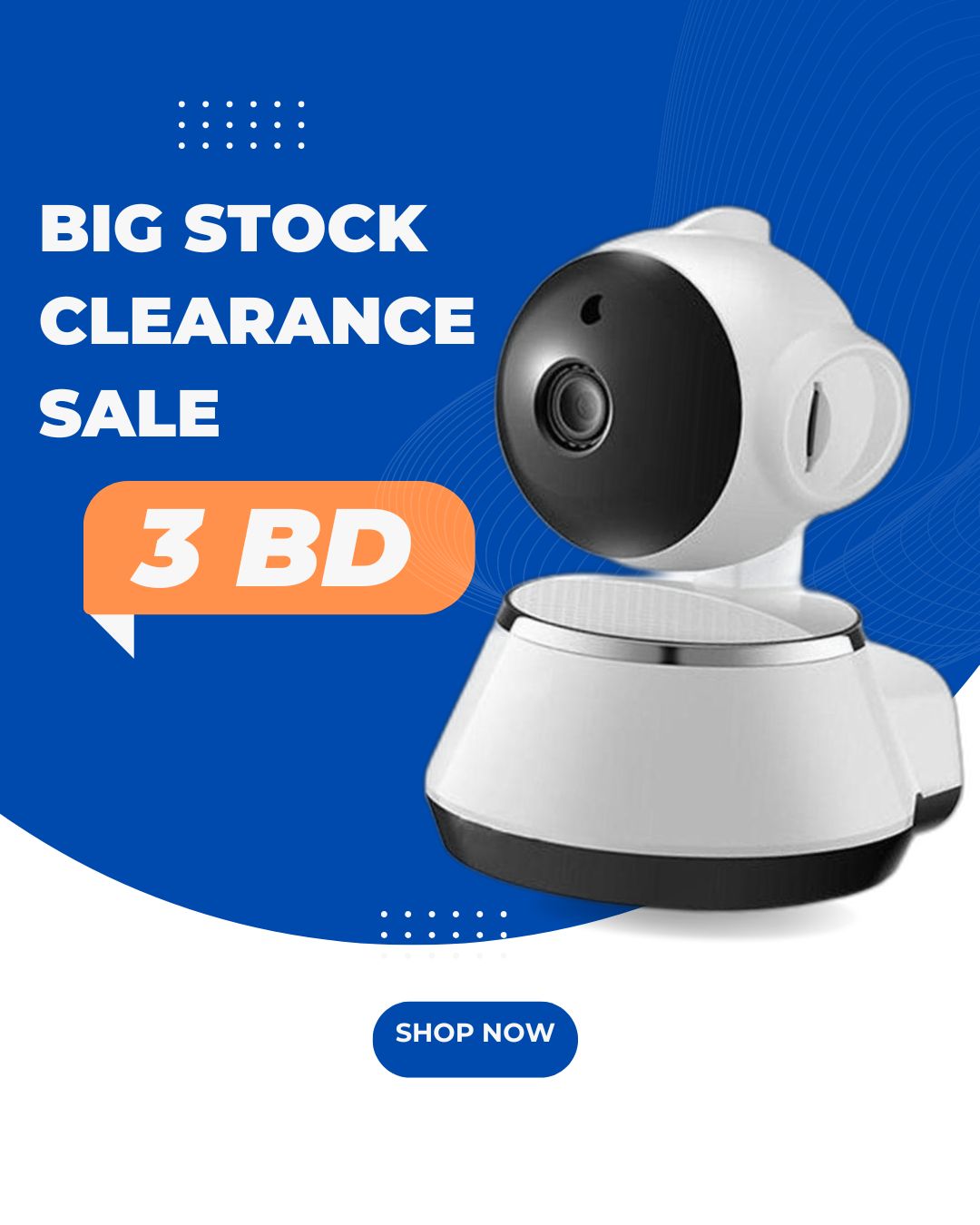 Wireless Baby Monitor Camera with 2-Way Intercom