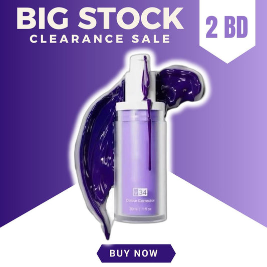 V34 Colour Corrector Serum – 30ml Teeth Whitening Gel Purple Toothpaste