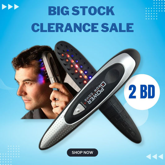 Hair Loss Laser Treatment Comb – Power Grow Comb Promotes Natural Hair Regrowth