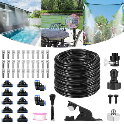 Misting Cooling System – For Garden, Backyard & BBQ