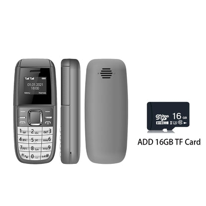 Super Mini 2G GSM Quad Band Cell Phone – Dual SIM, Button Keypad, Pocket-Sized for Elderly