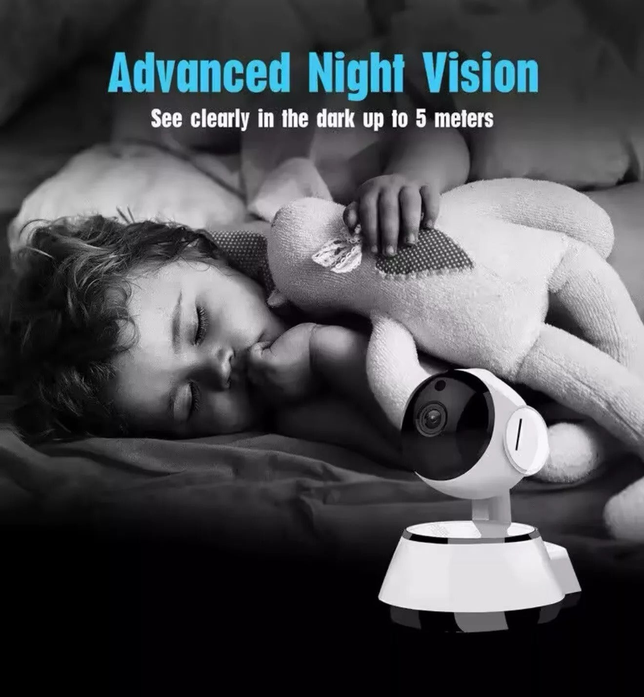 Wireless Baby Monitor Camera with 2-Way Intercom