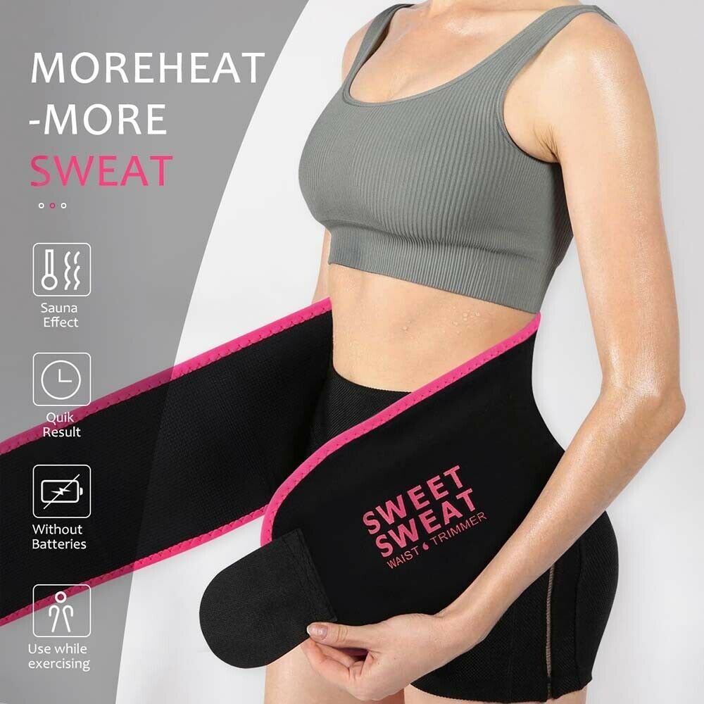 Pink Sweet Women Slimming Waist Belt – Tummy Cincher &amp; Sweat Trainer