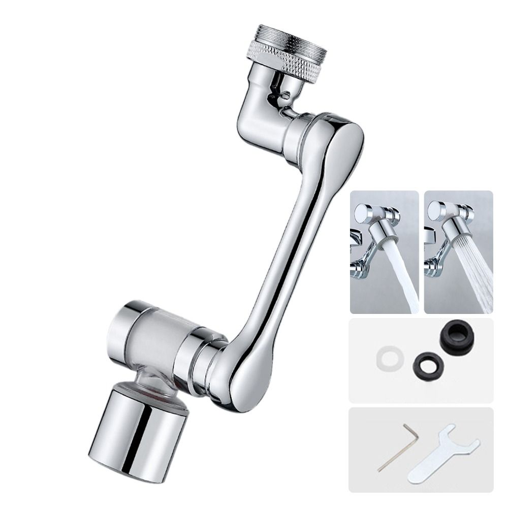 1080° Rotating Anti-Splash Faucet Nozzle – Water-Saving Tap Extender