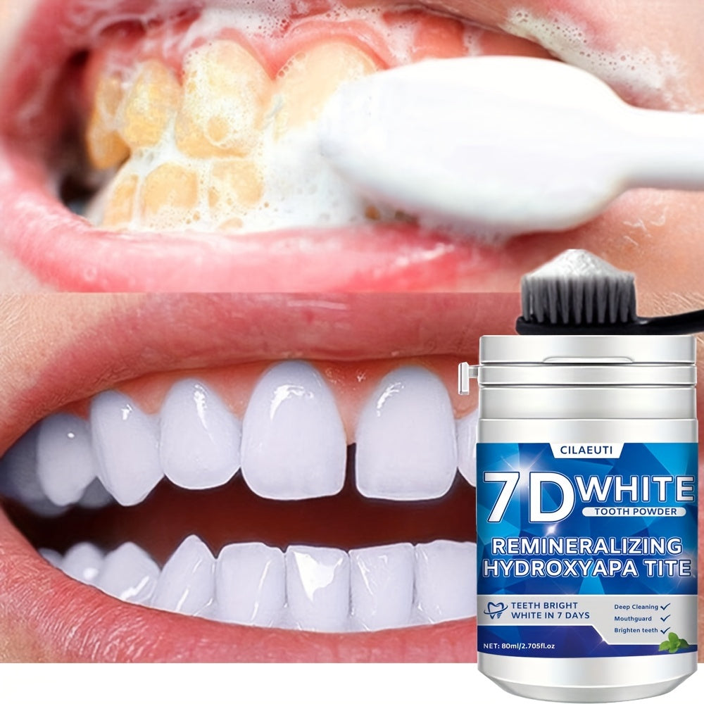 7D WHITE Tooth Powder – Natural Teeth Whitening & Breath Freshener | 50g