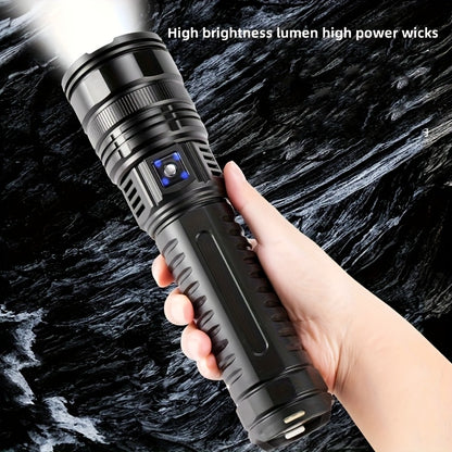 Ultra-Bright LED Flashlight – Aluminum Alloy | Adjustable Beams |