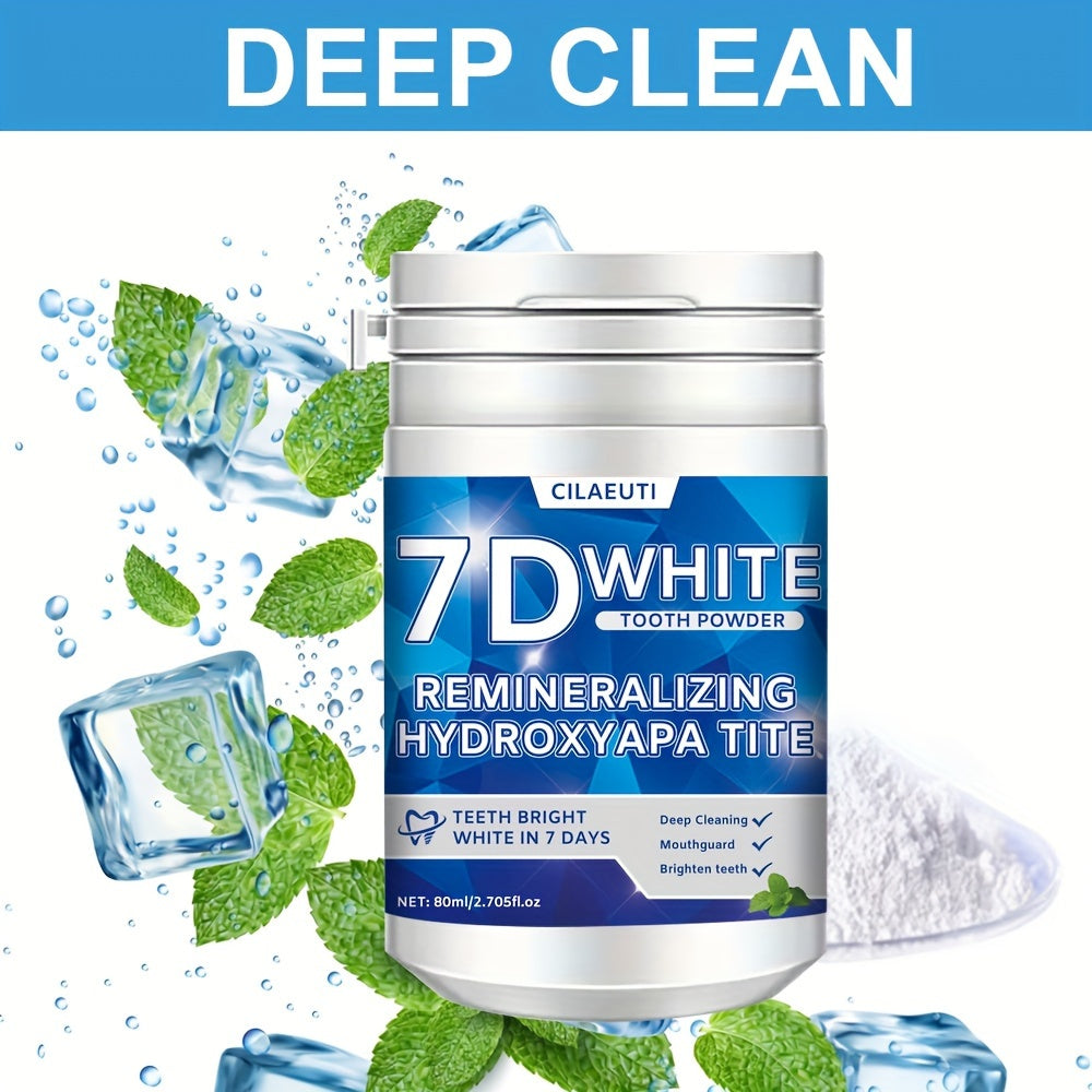 7D WHITE Tooth Powder – Natural Teeth Whitening & Breath Freshener | 50g