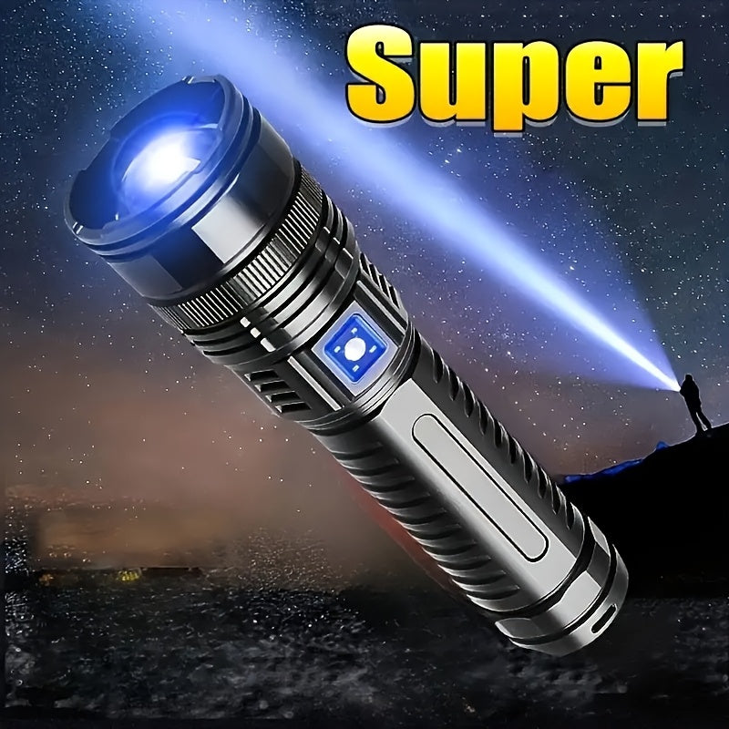Ultra-Bright LED Flashlight – Aluminum Alloy | Adjustable Beams |