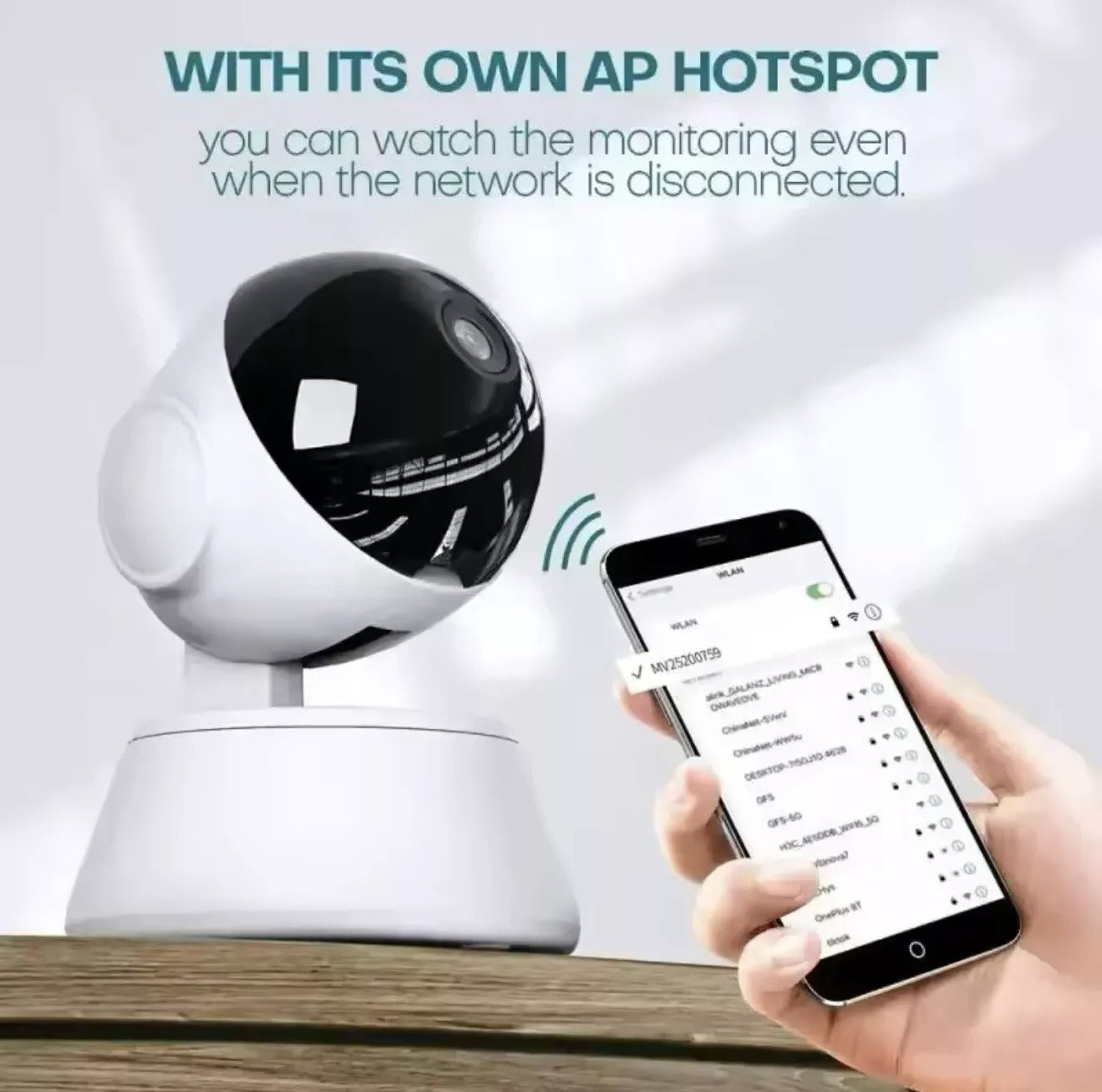 Wireless Baby Monitor Camera with 2-Way Intercom