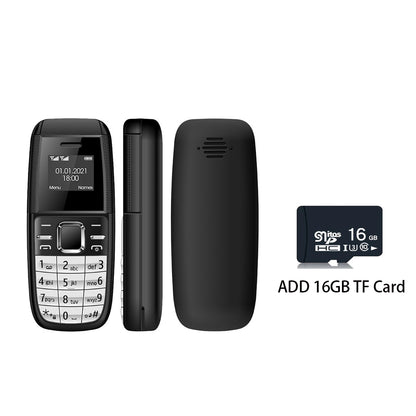 Super Mini 2G GSM Quad Band Cell Phone – Dual SIM, Button Keypad, Pocket-Sized for Elderly