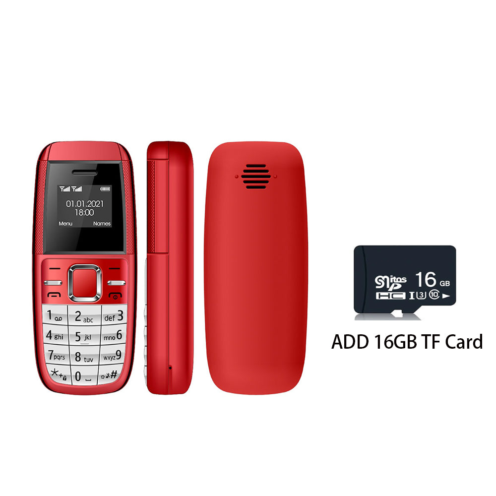 Super Mini 2G GSM Quad Band Cell Phone – Dual SIM, Button Keypad, Pocket-Sized for Elderly